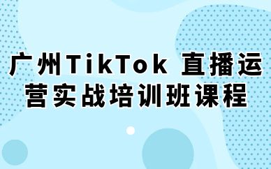 廣州TikTok 直播運營實戰(zhàn)培訓班課程